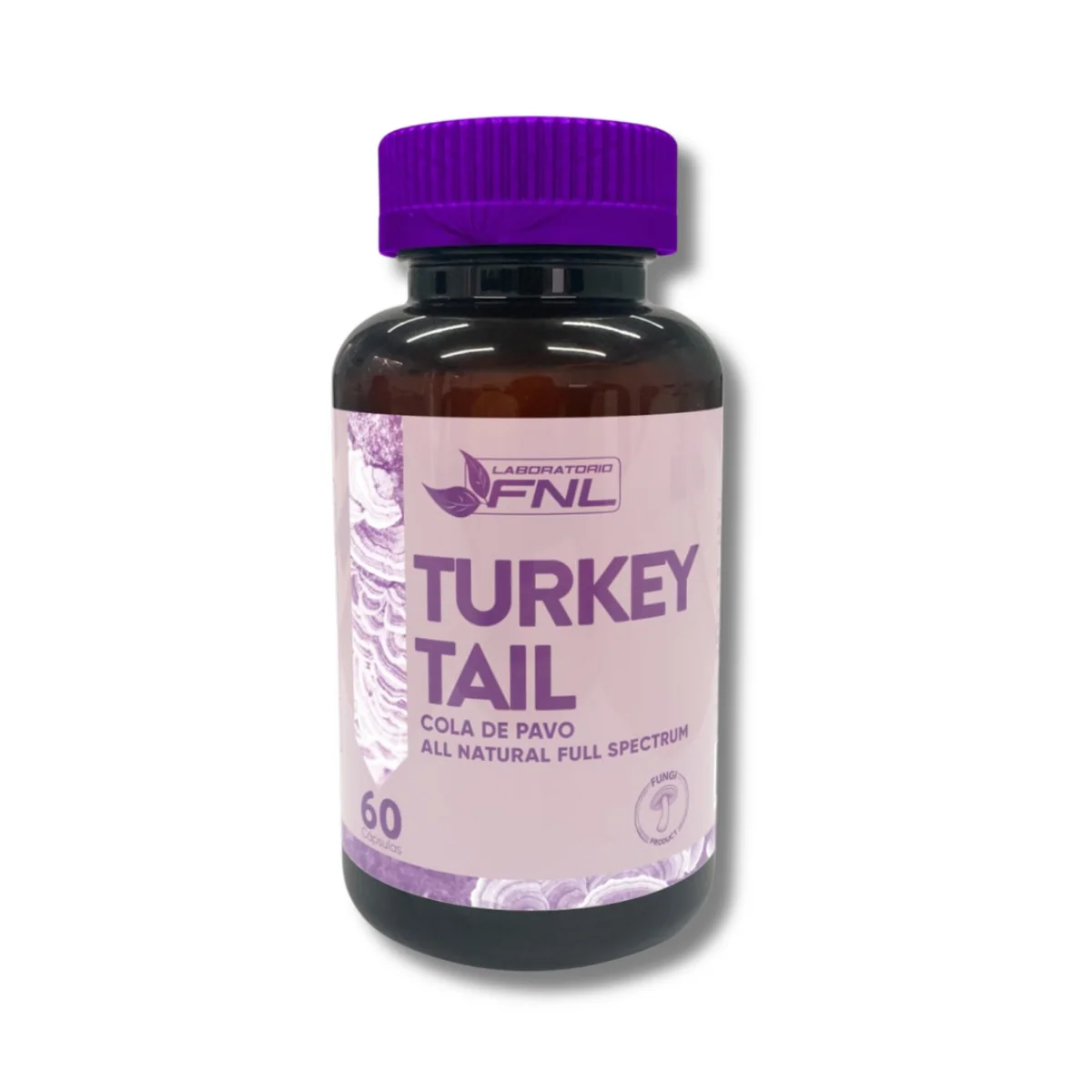 FNL Cola de Pavo (Turkey Tail) 784mg – 60 Cápsulas (1 mes)
