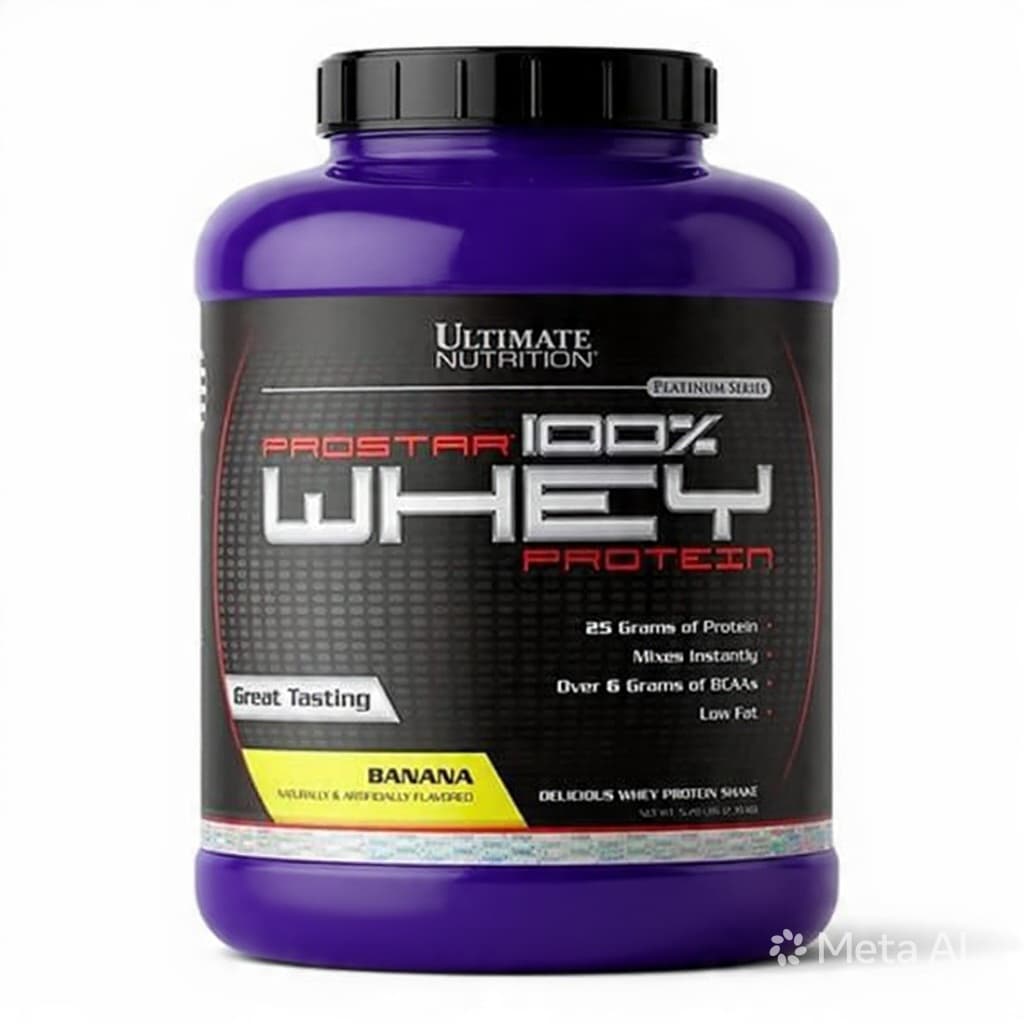 Ultimate Nutrition ProStar Whey Protein 5 Lb Sabor Banana